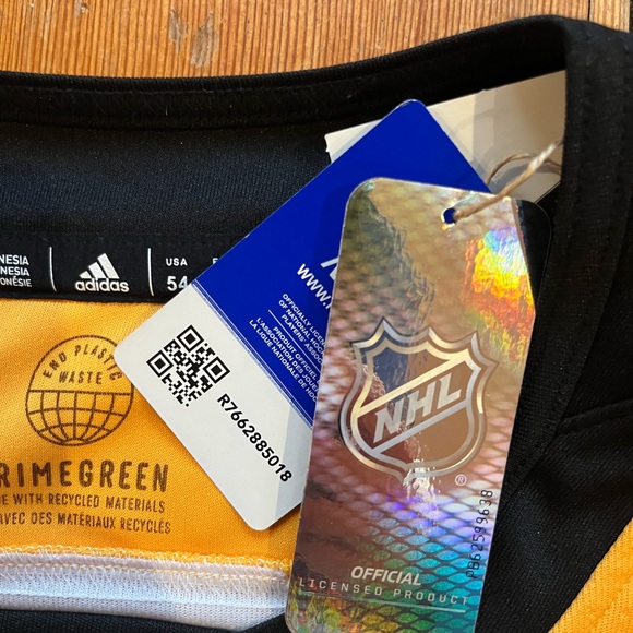 Adidas Black and Yellow Marchand Jersey - Picture 7 of 7